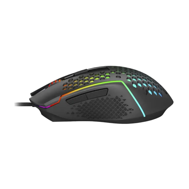 REDRAGON Reaping 6200DPI RGB LightWeight 65g Gaming Mouse – Black Y.M Techprops