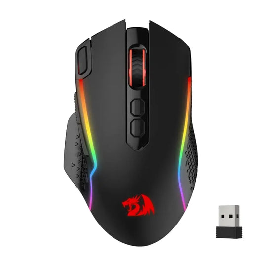 REDRAGON Taipan Pro 10000DPI RGB Wireless Gaming Mouse – Black Redragon