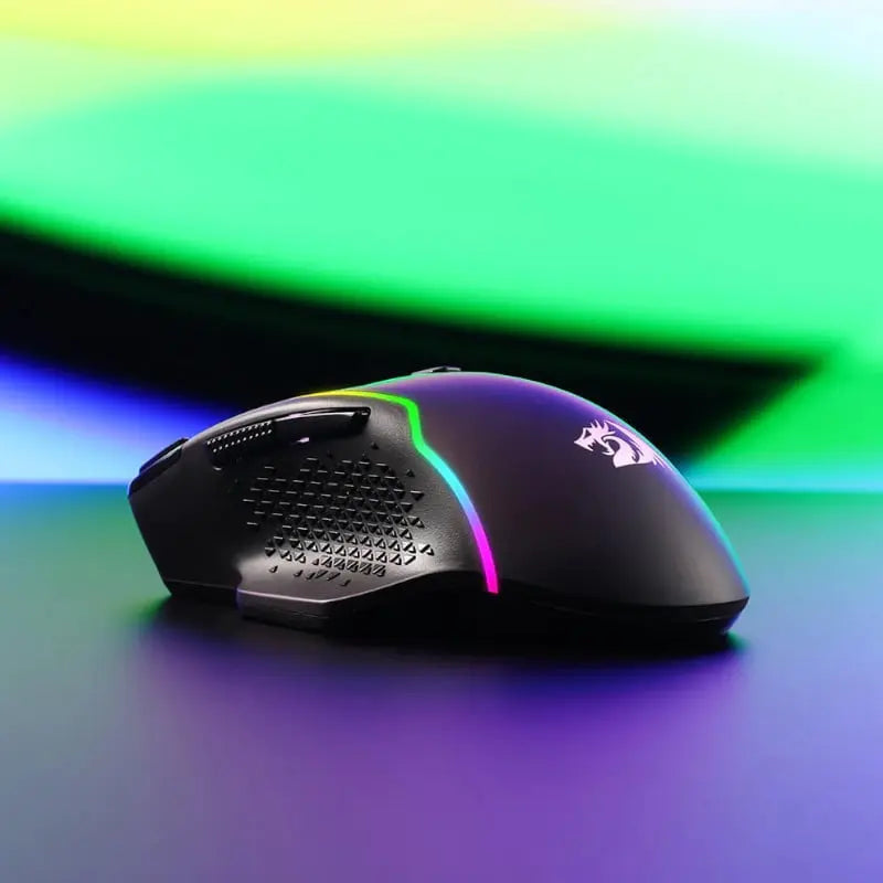 REDRAGON Taipan Pro 10000DPI RGB Wireless Gaming Mouse – Black Redragon