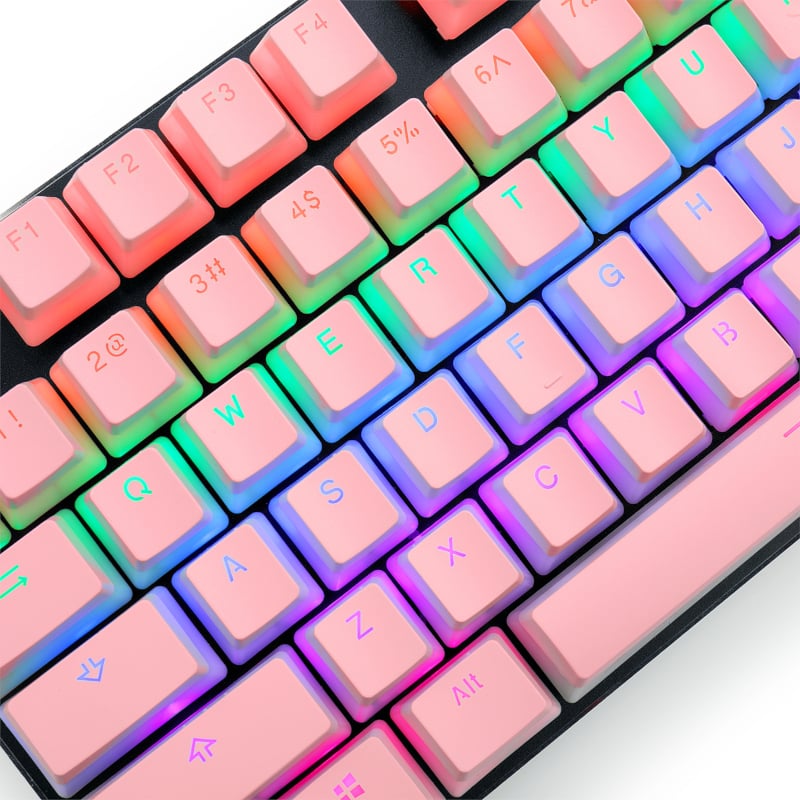 REDRAGON 104 SCARAB Mechanical Key Caps – Pink Keychron