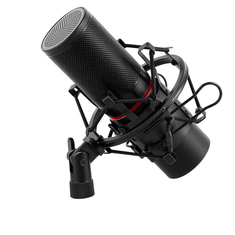 REDRAGON BLAZAR Cardioid USB Gaming Mic and Tripod – Black Redragon
