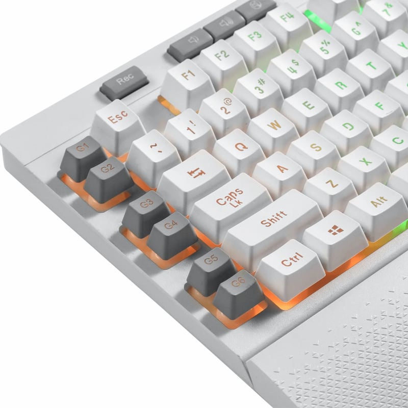 REDRAGON SHIVA Membrane Keyboard – White