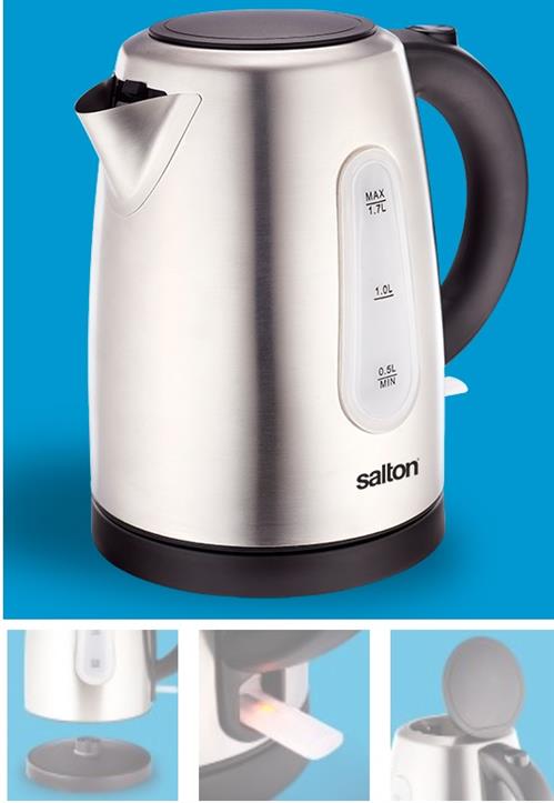 Salton 1.7L Stainless Steel Kettle Salton