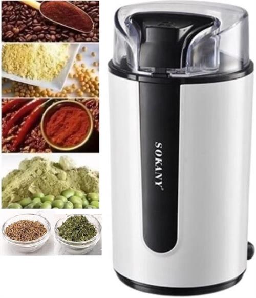 Sokany 75g Auto Coffee Grinder White Sokany