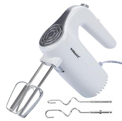 Sokany Hand Mixer White 500w with Attachments Sokany