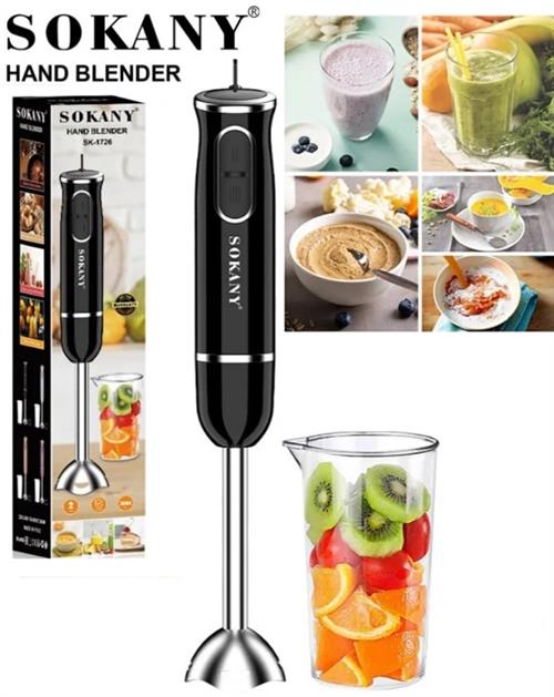 Sokany Stick 300w Blender with Jug Black Sokany