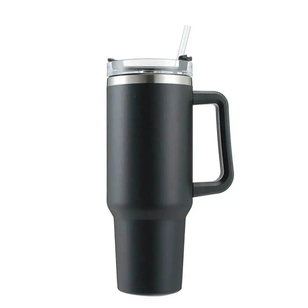 Stainless Steel Vacuum Flask with Straw 900ml Y.M Techprops