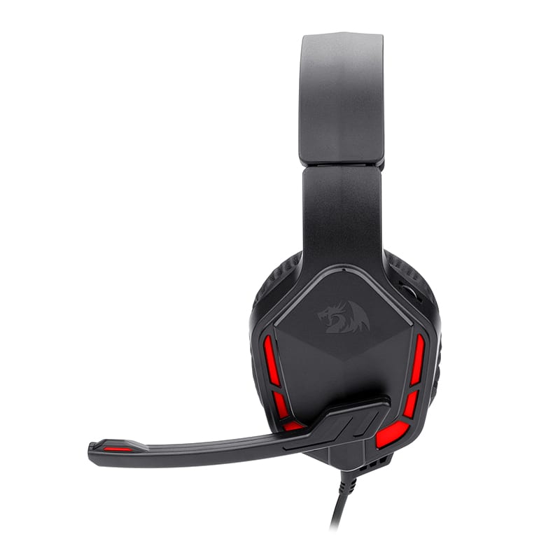 REDRAGON Over-Ear THEMIS Aux Gaming Headset – Black