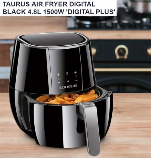 Taurus 4.8L Airfryer Digital Plus Black 1500w Taurus