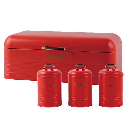 Totally 4pc BreadBin Combo Colour Red Totally