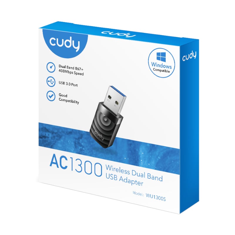 Cudy 1300Mbps High Gain WiFi USB3.0 Adapter Cudy