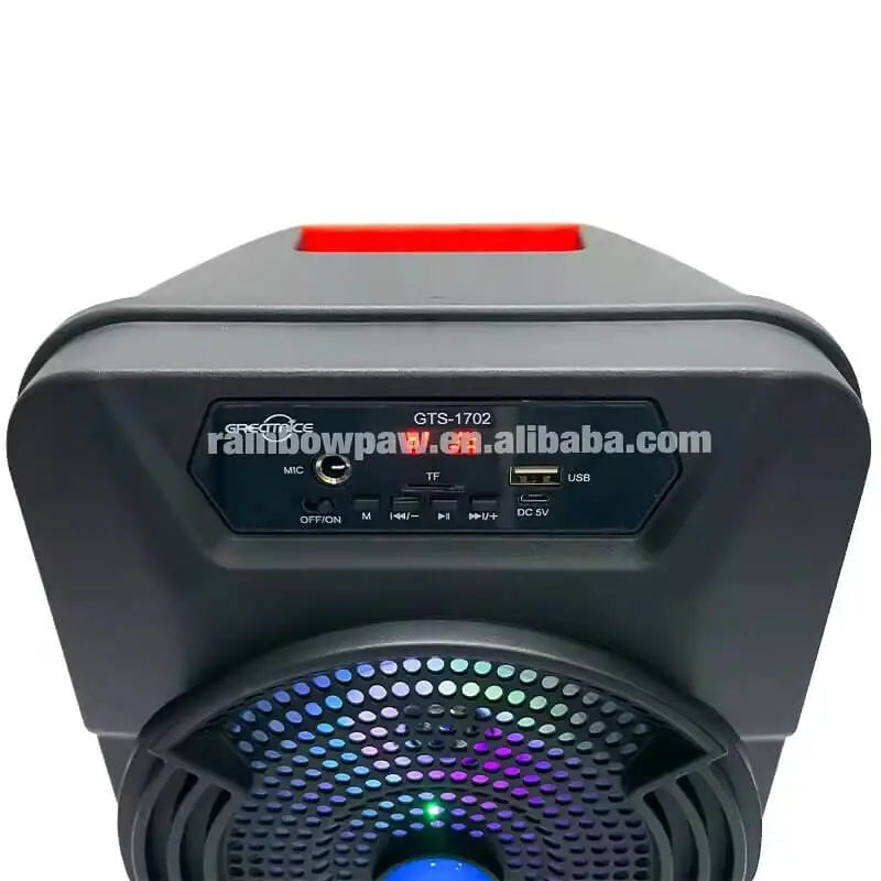 Wireless Portable Outdoor Speaker 8 Inch with Wired Microphone Y.M Techprops